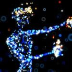 Futuristic figure web3 vs. metaverse