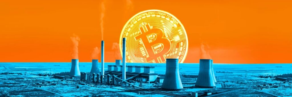 Bitcoin image, Energy Power Plant