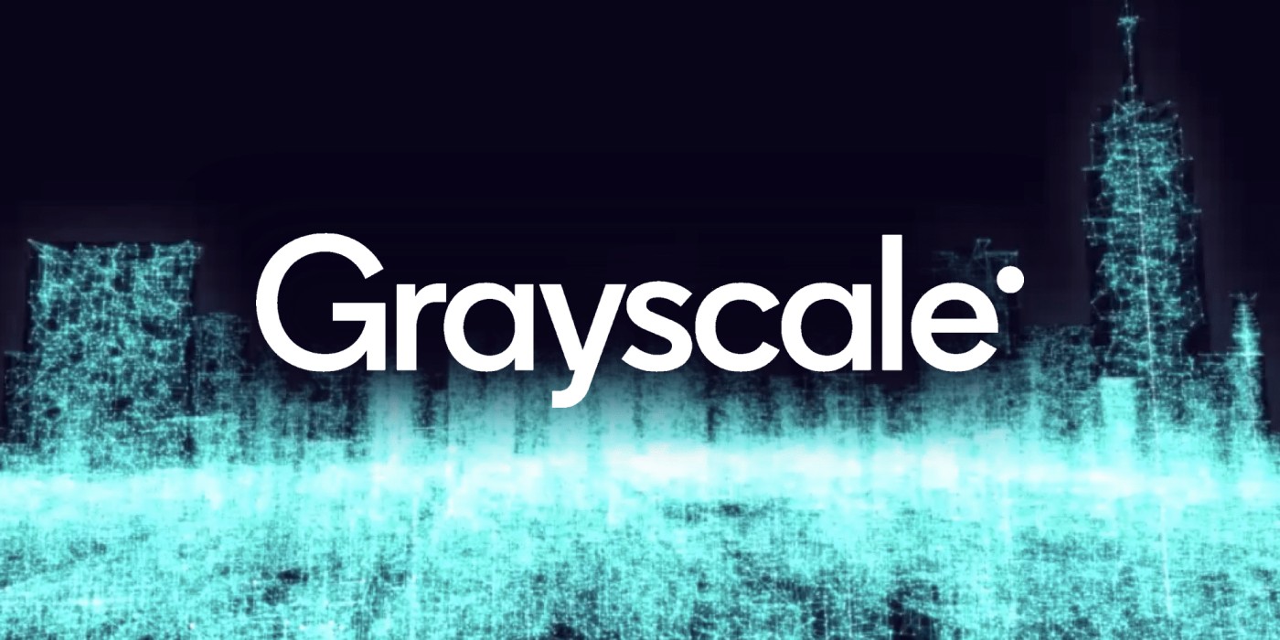 Grayscale logo embedded into artificial intelligence background