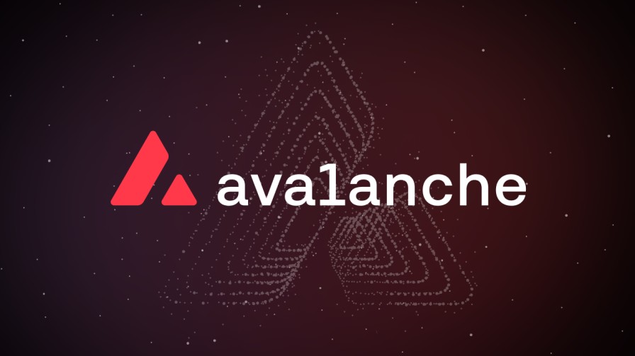 Avalanche logo with 3D background.