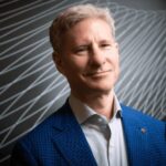 Illustration of Chris Larsen, the founder of Ripple