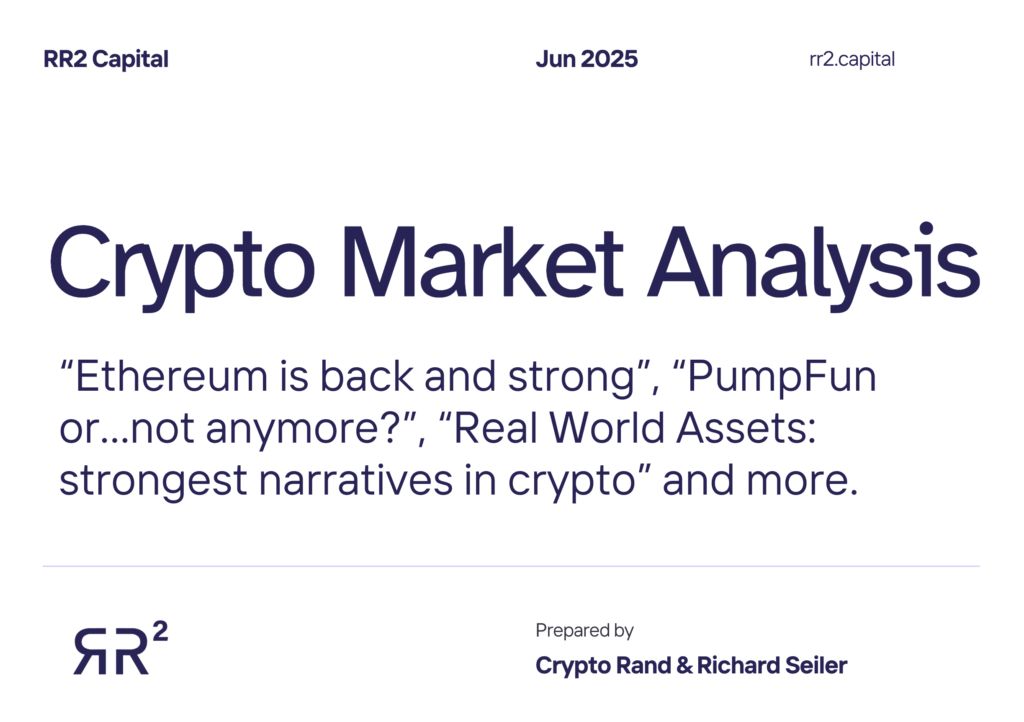 Ethereum is back and strong, PumpFun or not, Real World Assets