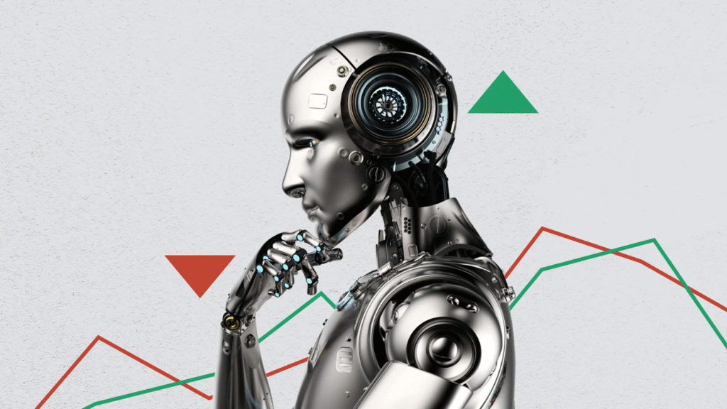 Artificial Intelligence Bot with red & green indicators