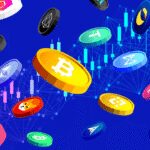 Image of altcoins floating in the air