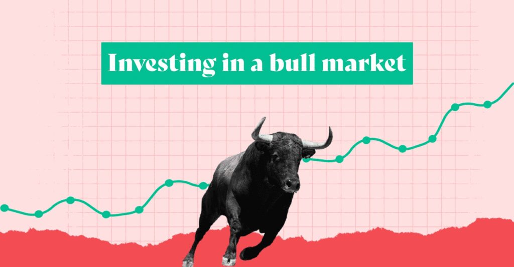 Bull charging with bullish graph