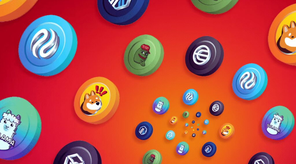 Various altcoin images.