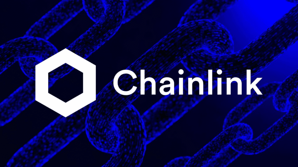 Blue Chainlink Image.