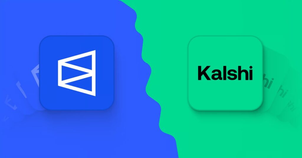 Prediction markets showing Kalshi and Polymarket logos.